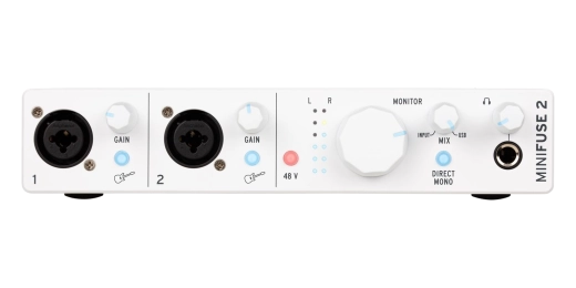 Arturia - MiniFuse 2 Compact USB Audio Interface - White