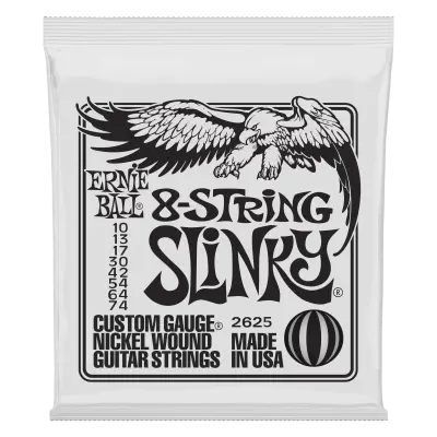 Ernie Ball - Cordes électriques Slinky 10-74 8 cordes