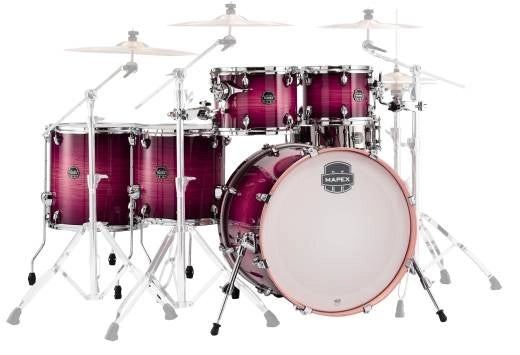 Mapex - Pack de 6 cartouches Armory en édition limitée (22, 10, 12, 14, 16, SD) - Tanzanite Burst