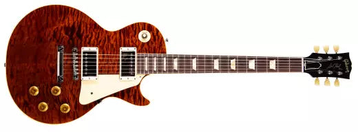 Gibson Custom Shop - Guitare électrique Les Paul Standard Reissue Quilt Top de 1959 - Double Whiskey
