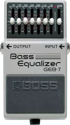 BOSS - Égaliseur graphique de basses à 7 bandes
