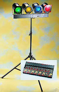 Yorkville Sound - Barre de gradation Light-Pro avec quatre projecteurs Par56 de 300 watts