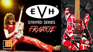 EVH - EVH Striped Series Frankie, Maple Fingerboard - Red/White/Black Relic 5107900503