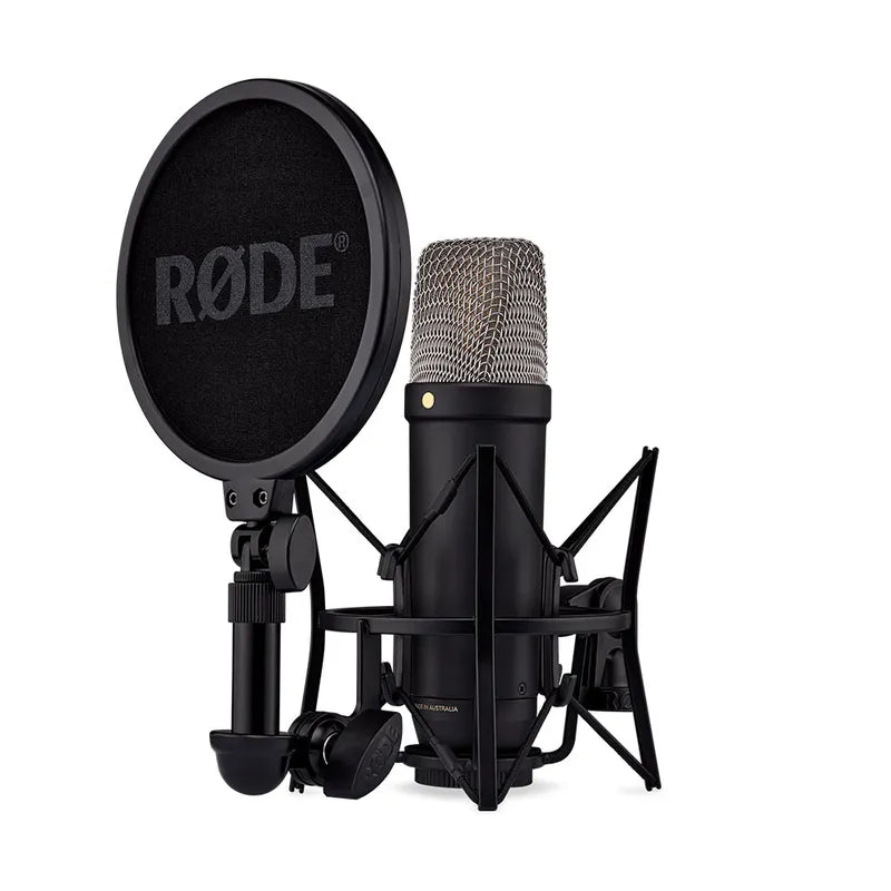 Microphone à condensateur cardioïde à large diaphragme RODE NT1 - Noir