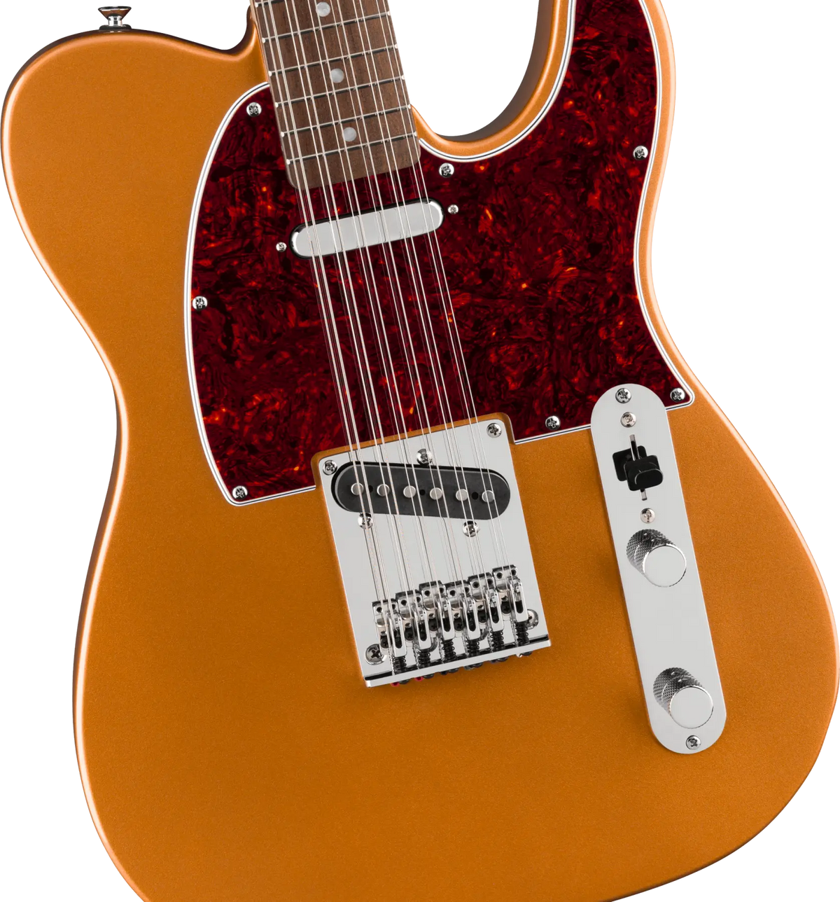 Paranormal Troy Van Leeuwen Telecaster XII, Laurel Fingerboard - Copper