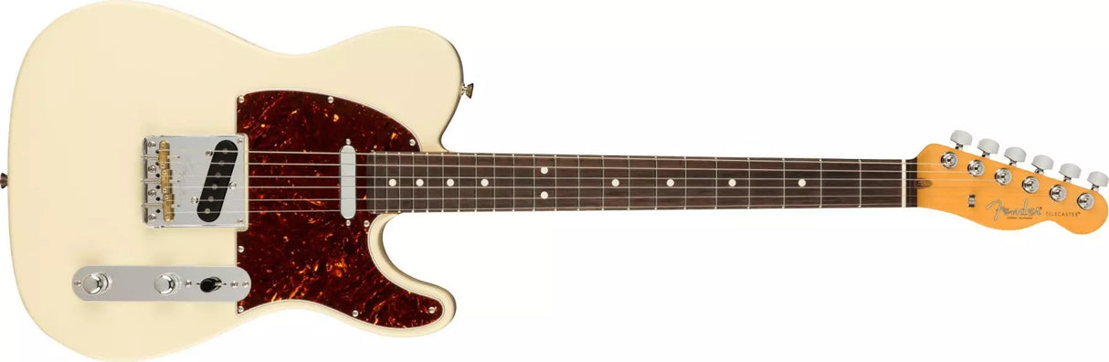 Fender - American Professional II Telecaster, touche palissandre - Olympic White avec étui moulé de luxe 0113940705