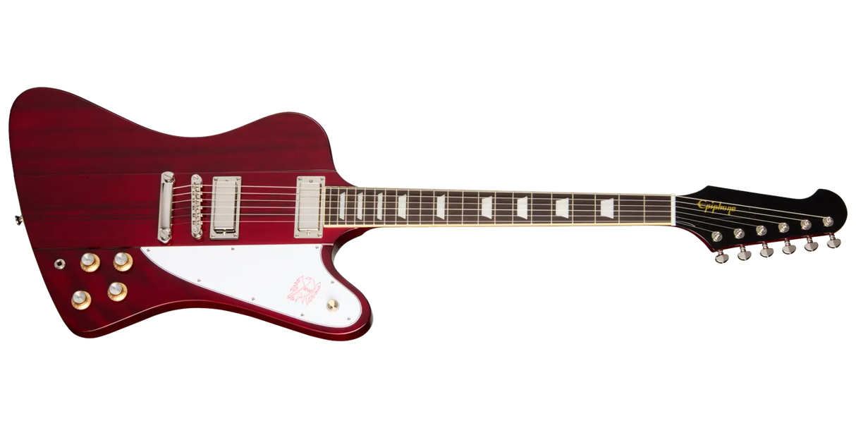 Guitare électrique Epiphone Firebird avec housse - Rouge vin