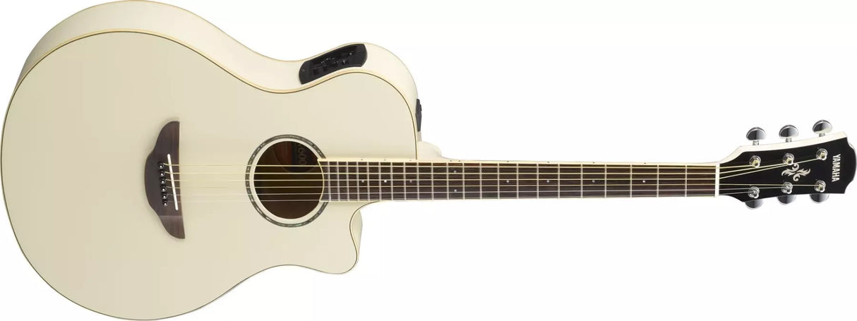 Yamaha - Guitare électro-acoustique APX600 - Blanc vintage