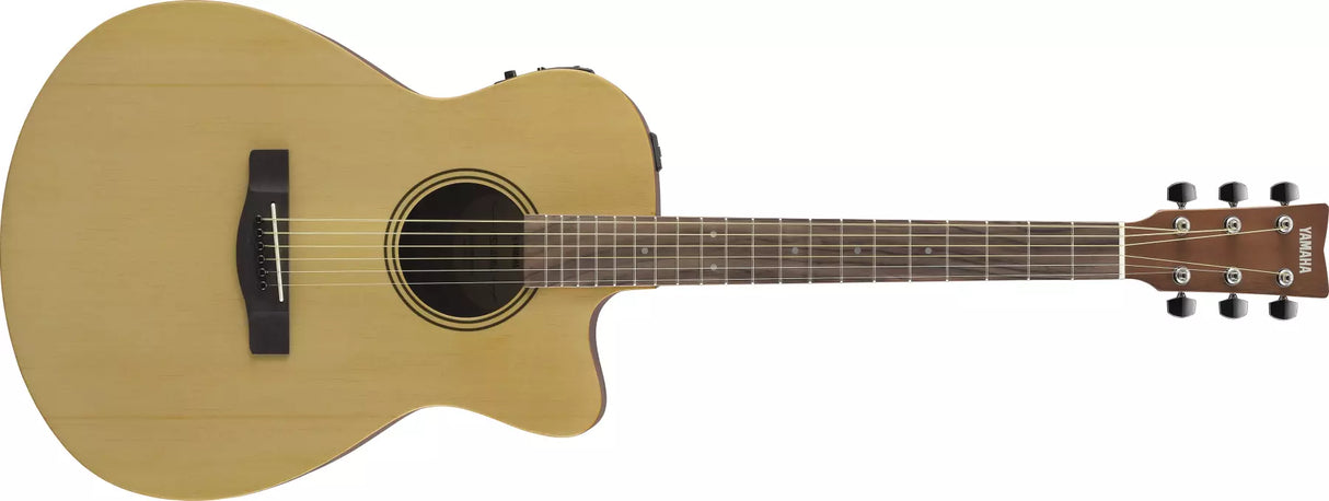 Yamaha - FSX400C Cutaway Concert Acoustic/Electric Guitar - Natural Satin