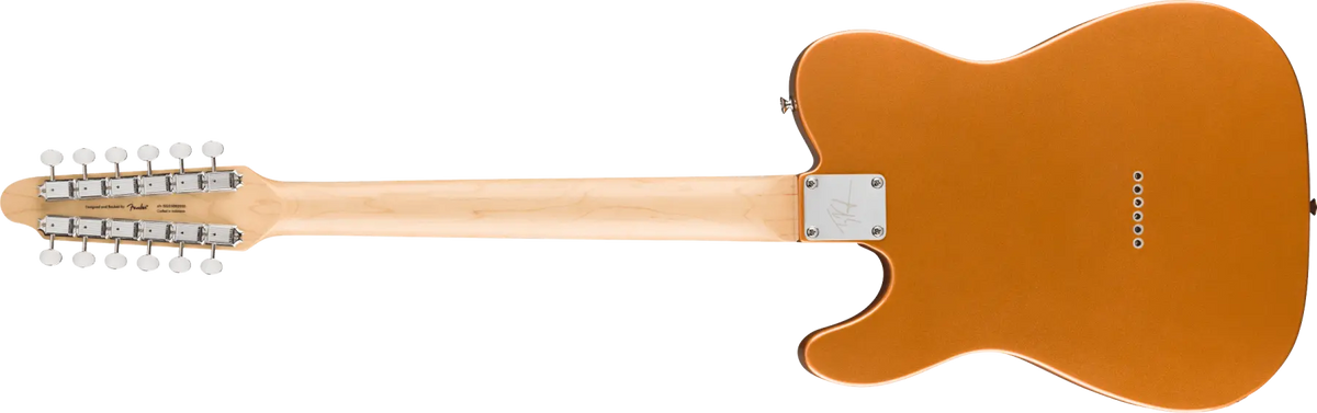 Paranormal Troy Van Leeuwen Telecaster XII, Laurel Fingerboard - Copper