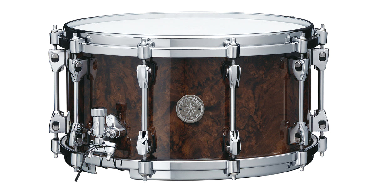 Tama - Caisse claire Starphonic Walnut 7x14 - Loupe de noyer noir