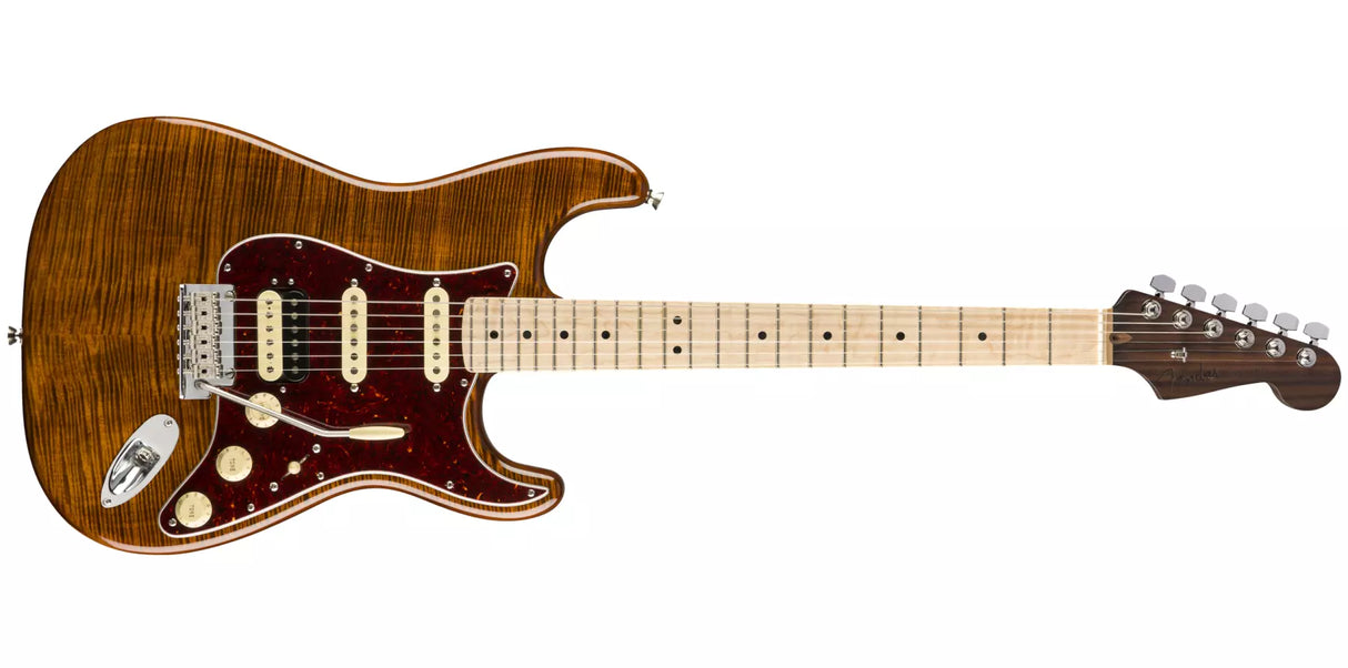 Fender Rarities Flame Maple Top Stratocaster - Golden Brown with case 0176504871