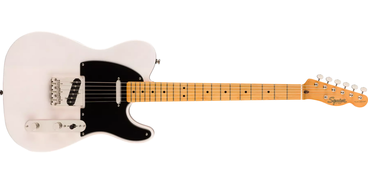 Squier - Classic Vibe 50s Telecaster avec manche/touche en érable - White Blonde 0374030501