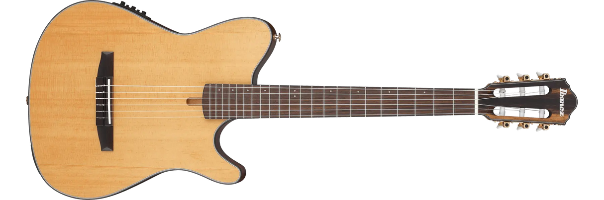 Ibanez - FRH10N Nylon String Acoustic/Electric Guitar - Natural Flat