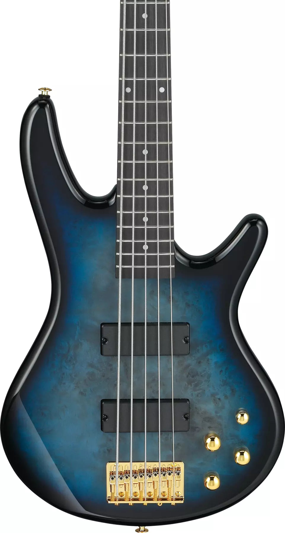 Ibanez - Basse électrique 5 cordes Gio SR - Transparent Marine Burst
