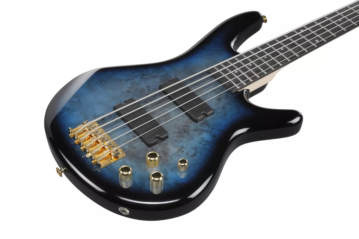 Ibanez - Basse électrique 5 cordes Gio SR - Transparent Marine Burst