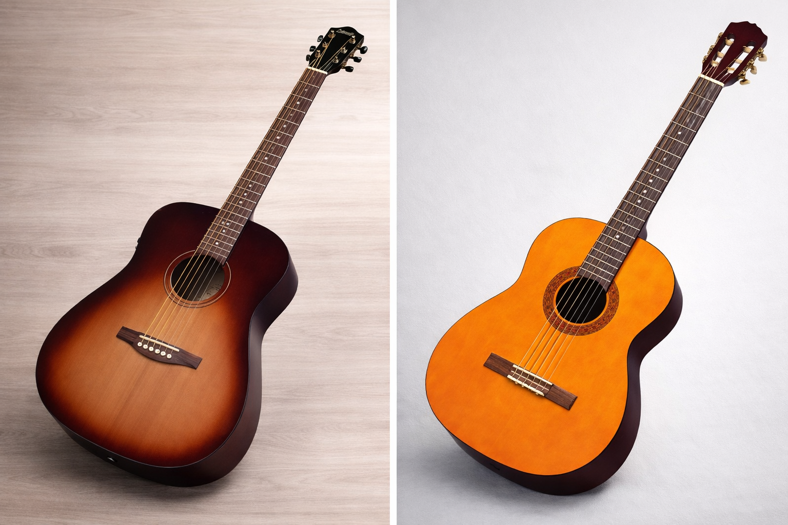 Acoustic Guitar vs Classical Guitar