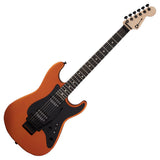 Charvel Pro Mod SC1 Electric Guitar HH Floyd Rose Ebony in Satin Orange Blaze