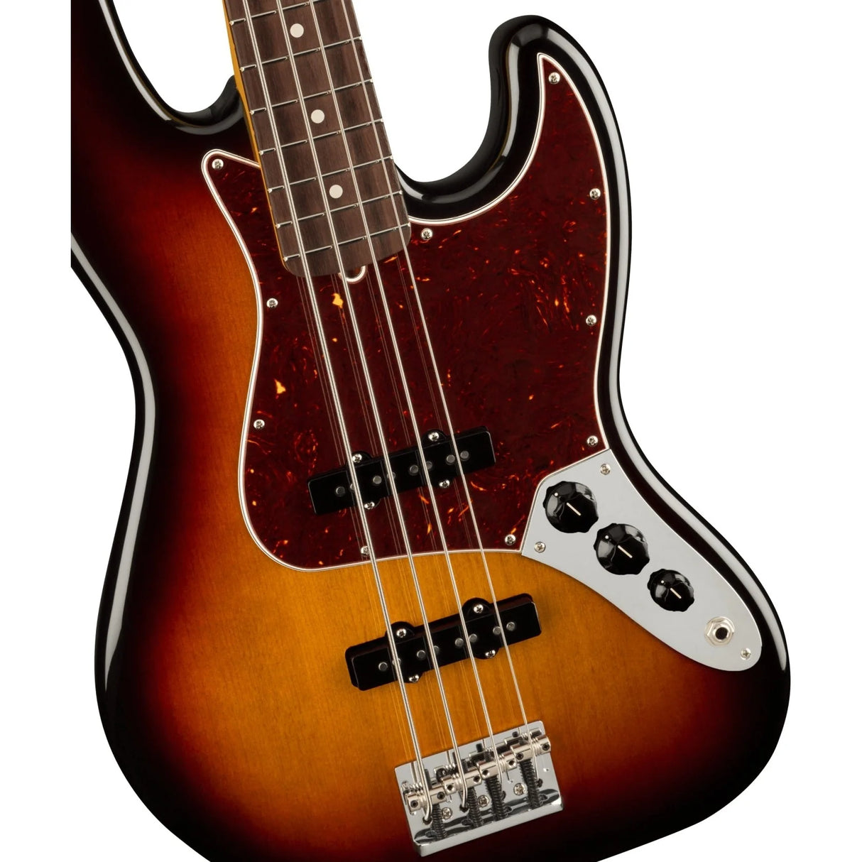 Fender - American Professional II Jazz Bass, touche en palissandre - Sunburst 3 tons - 0193970700