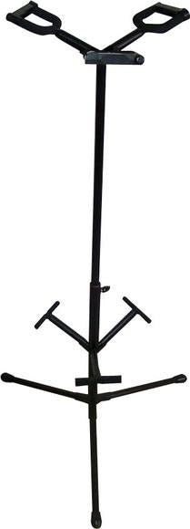 Support triple pour guitare Profile GS453 avec verrouillage de sécurité et mousse noire rembourrée