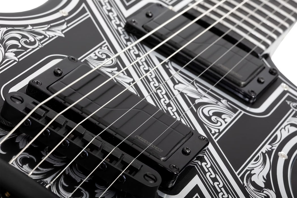 Schecter - Solo-II Przym Palladium Guitare électrique - Noir brillant