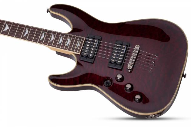 Guitare électrique Schecter 2009-SHC Omen Extreme 6 cordes pour gaucher - Black Cherry