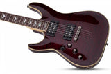 Guitare électrique Schecter 2009-SHC Omen Extreme 6 cordes pour gaucher - Black Cherry