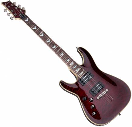 Guitare électrique Schecter 2009-SHC Omen Extreme 6 cordes pour gaucher - Black Cherry