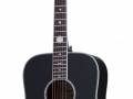 Guitare acoustique Schecter 283-SHC Robert Smith Signature RS-1000 Busker 6 cordes pour droitier - Noir brillant