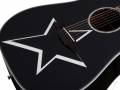 Guitare acoustique Schecter 283-SHC Robert Smith Signature RS-1000 Busker 6 cordes pour droitier - Noir brillant