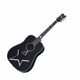 Guitare acoustique Schecter 283-SHC Robert Smith Signature RS-1000 Busker 6 cordes pour droitier - Noir brillant