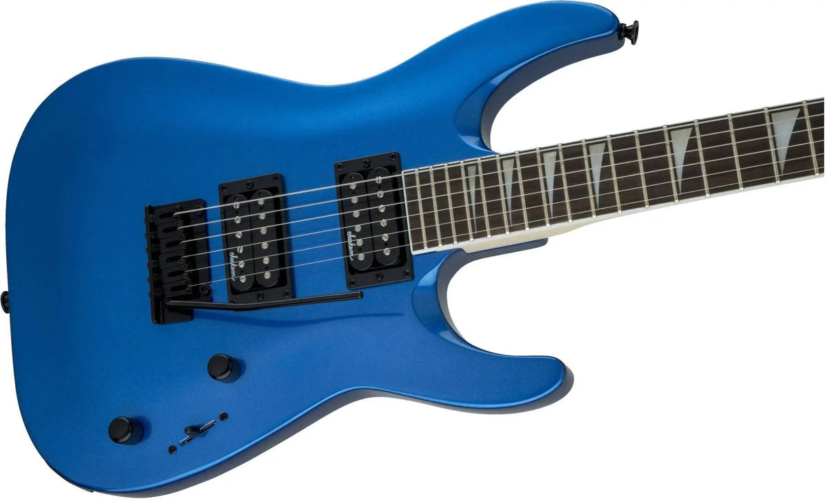 Guitares Jackson - Série JS Dinky Arch Top JS22 DKA, touche en amarante - Bleu métallisé 2910124527