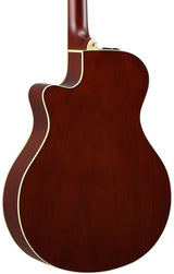 Yamaha - APX600FM Acoustique-Électrique avec Pan Coupé - Érable Flammé Tobacco Brown Sunburst