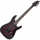 Guitare électrique Schecter 6 cordes pour droitier Omen Elite-6 FR finition Black Cherry Burst