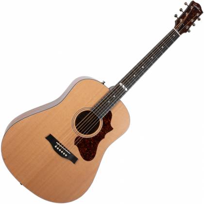 Godin 051670 Metropolis LTD Natural Cedar EQ Guitare électro-acoustique 6 cordes pour droitier avec housse