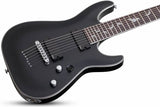 Guitare électrique Schecter 1185SHC Damien Platinum 7 cordes pour droitier - Noir satiné