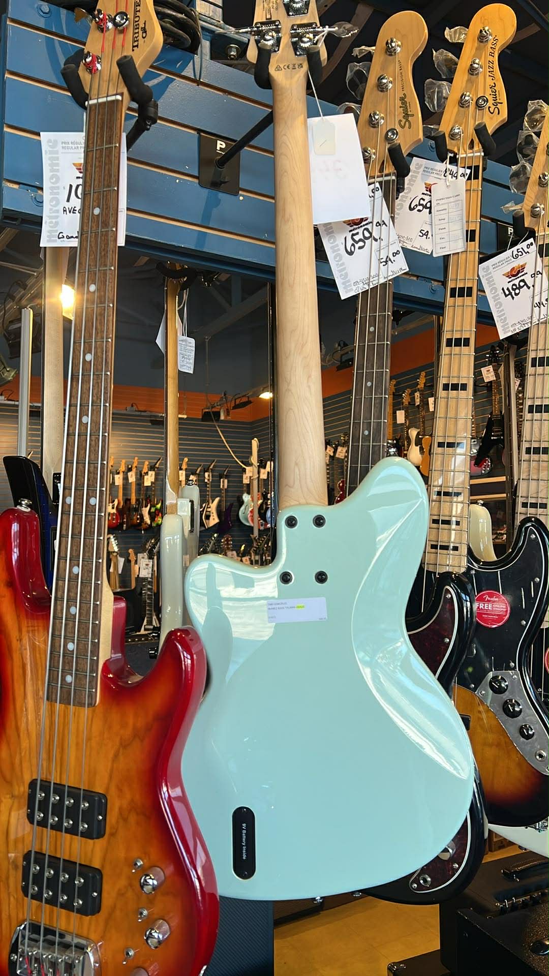 Basse électrique Ibanez TMB100MGR Talman Bass Standard Series 4 cordes pour droitier (état comme neuf)