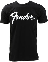 Fender Logo Dateback T-shirt - Black, X-Large