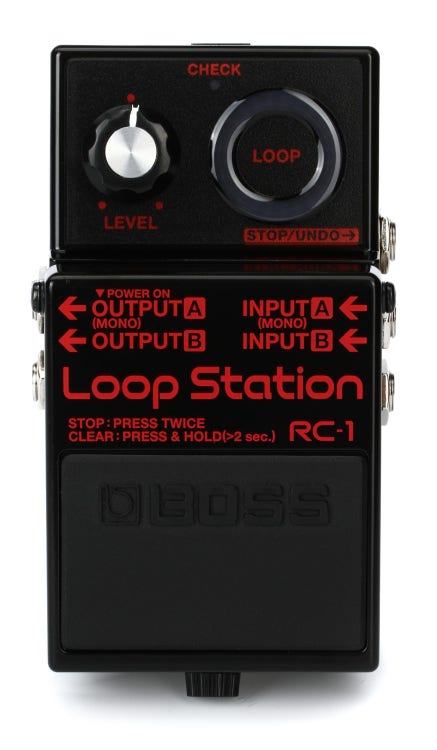 Pédale de Looper d'Occasion Boss RC-1 Loop Station - Noir