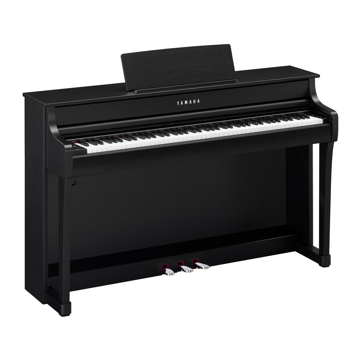 Piano numérique Yamaha Clavinova CLP-835 avec support et banquette - Noir