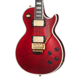 Epiphone - Alex Lifeson Les Paul Axcess Quilt - Rouge Rubis avec Étui Rigide