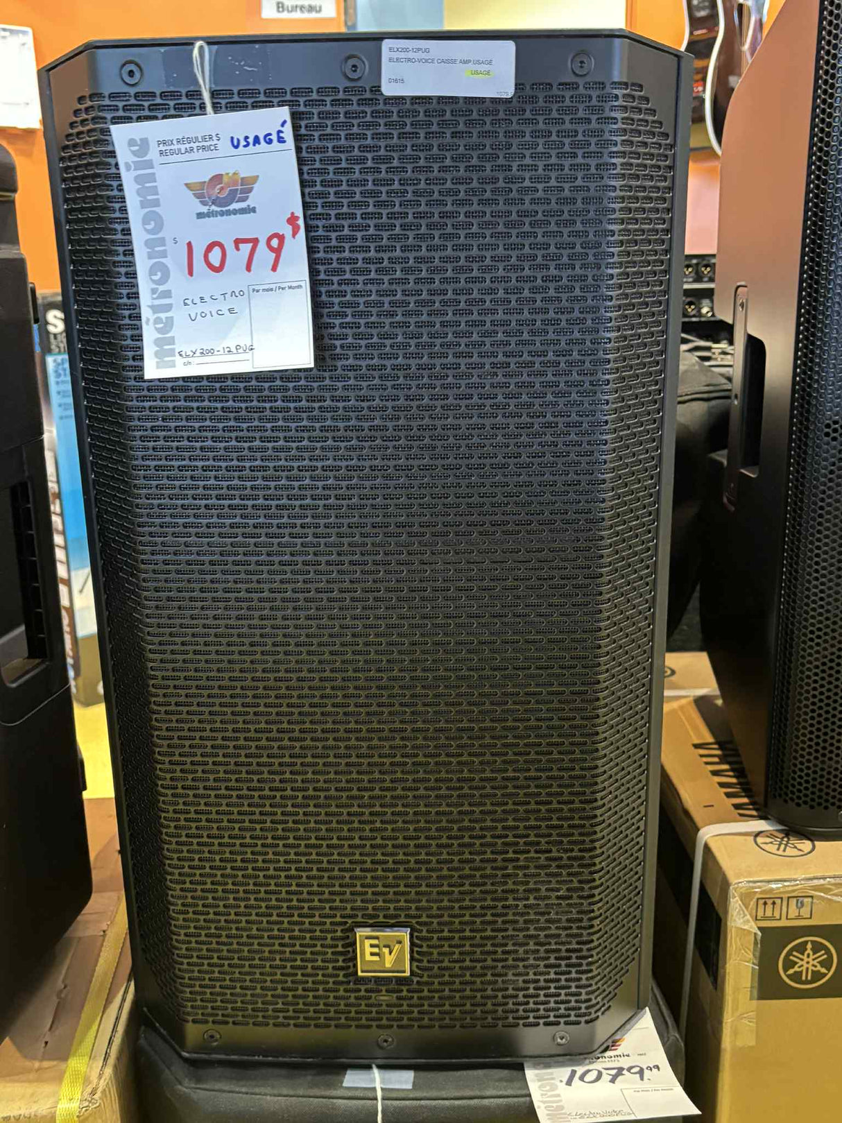 Occasion - ELX200-12P Haut-parleur amplifié 2 voies 12 pouces (État comme neuf)