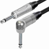 Câble d'instrument Digiflex NGP-25 1/4 TS coudé à droit - 7,62 m (25 pieds)