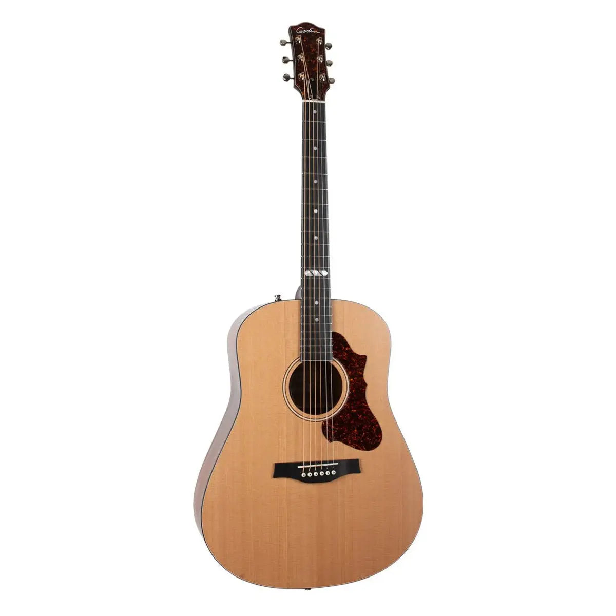 Godin 051670 Metropolis LTD Natural Cedar EQ Guitare électro-acoustique 6 cordes pour droitier avec housse