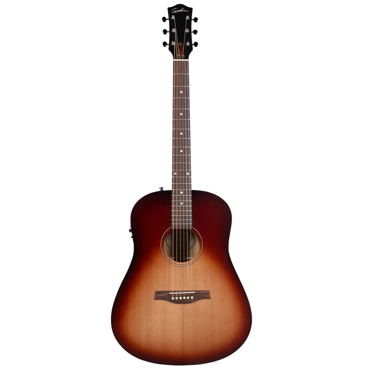 Guitare électro-acoustique Godin Metropolis GT 6 cordes pour droitier (réf. 053032) avec housse - Finition Vintage Burst