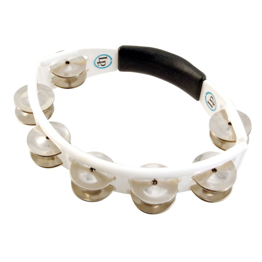 Tambourin à main Latin Percussion LP152 Cyclops Steel Jingles (Blanc)