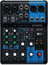 Yamaha - 6 Channel MG Series Mixer w/Effects