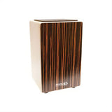 Cajon Mano Percussion avec siège en mousse, rayures ébène – MPCAJ100ES