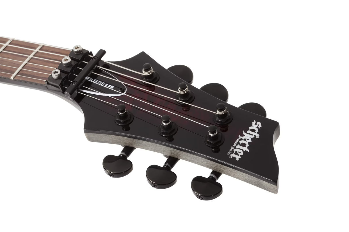 Guitare électrique Schecter 6 cordes pour droitier Omen Elite-6 FR finition Black Cherry Burst