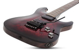 Guitare électrique Schecter 6 cordes pour droitier Omen Elite-6 FR finition Black Cherry Burst